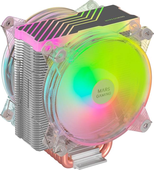 Image du produit Mars Gaming Ventilateur Pour Processeur Mcpu66 RGB (Transparent) (102 mm)