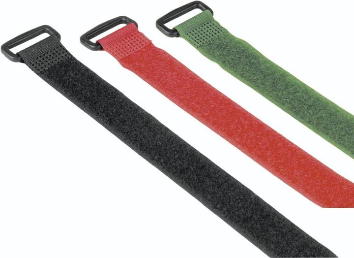 Image du produit Hama Serre-câbles velcro avec oeillet, réutilisables, 20 x 250 mm, couleur, 9 pièces (Serre-câbles velcro, 250 mm, 9 pcs)
