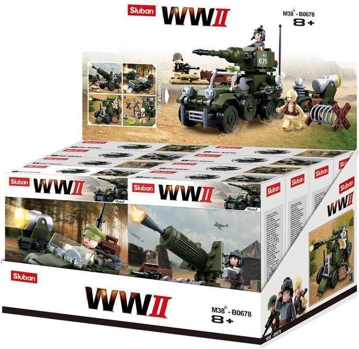 Sluban SL95539 - WWII - Mini-Bausets Alliierte (VE 8)