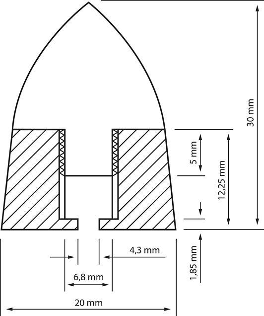 Image du produit Dynavox SubWatt Appareils et pieds d'enceintes Lot de 4 en laiton (Commutateur audio)