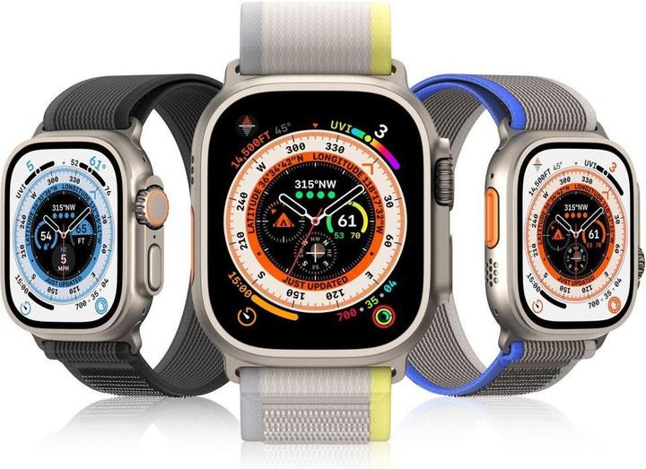 Produktbild Dux Ducis Sportarmband (44 mm, 45 mm, 42 mm, 49 mm, Nylon, Apple Watch Ultra, Apple Watch Series 2, Apple Watch Series 3, Apple Watch Series 1, Apple Watch Series 4, Apple Watch Series 5, Apple Watch Series 6, Apple Watch Series 7, Apple Watch Series 8, Apple Watch Series 9, Apple Watch SE, Apple Watch Ultra 2)