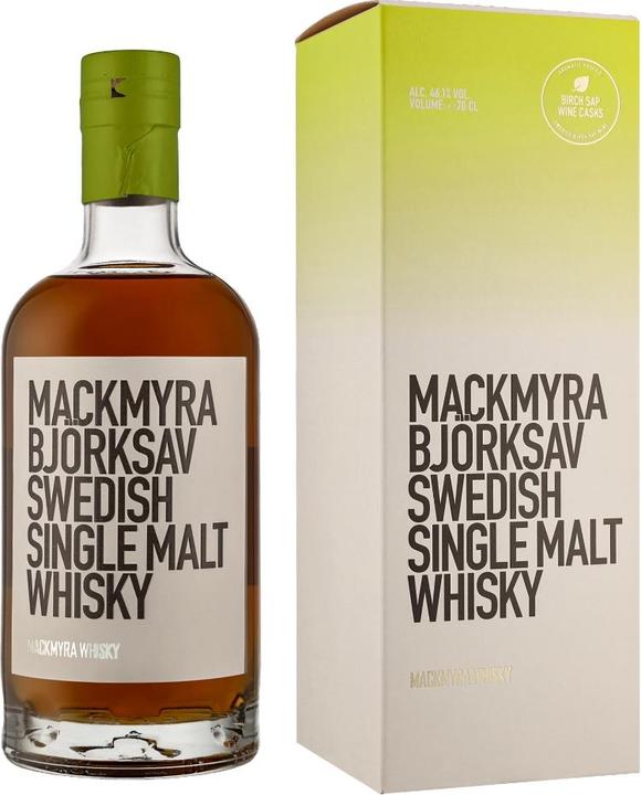 Actual product image Mackmyra BJÖRKSAV Swedish Single Malt Whisky 46,1% Vol. 0,7l in gift box (Single Malt)