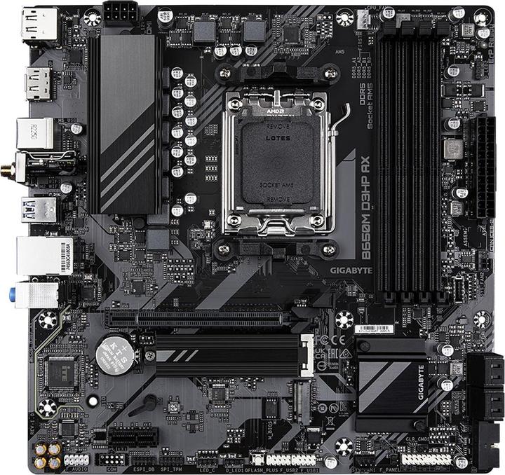 Produktbild Gigabyte B650M D3HP AX (AM5, AMD B650, mATX)