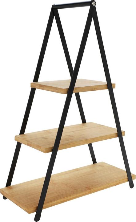 Image du produit Casativo Étagère Support de service en bambou et métal