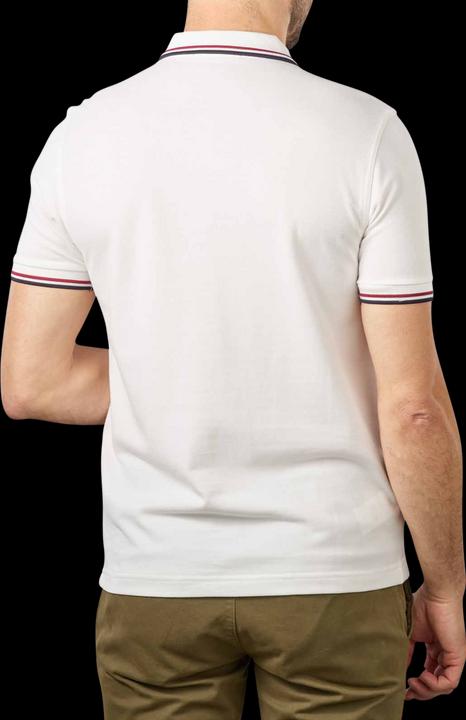 Image du produit Fred Perry Twin Tipped Polo Shirt Short Sleeve Snow White (L)
