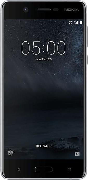 Image du produit Nokia 5 (16 Go, Silver, 5.20", Double SIM + SD, 13 Mpx, 4G)