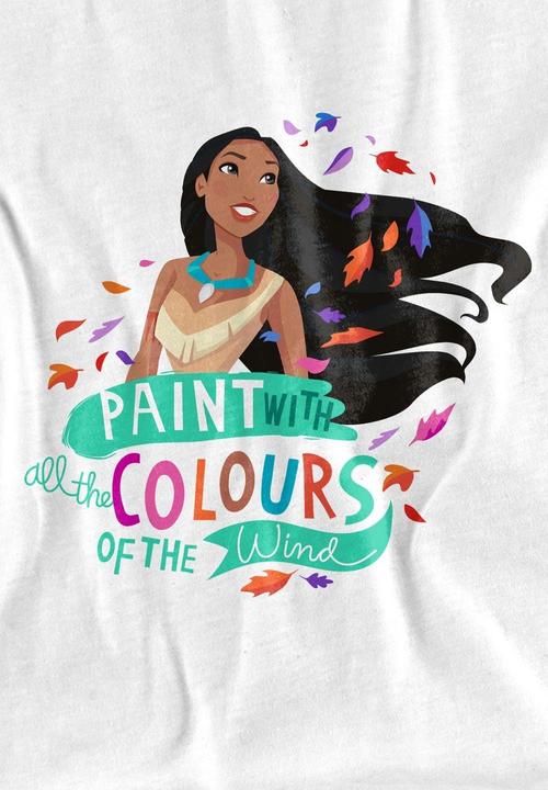 Actual product image Disney Childrens/Kids Colours Of The Wind T-Shirt (128)