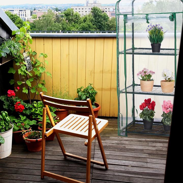 Actual product image Relaxdays Greenhouse balcony