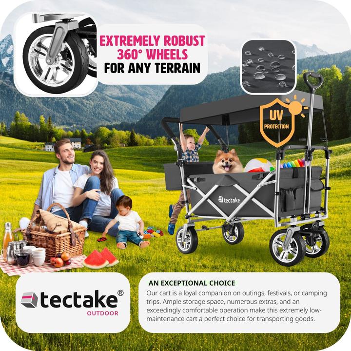 Actual product image tectake Nico Collapsible Handcart