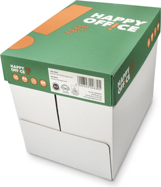 Happy Office Kopierpapier (80 g/m², 2500 x, A4)