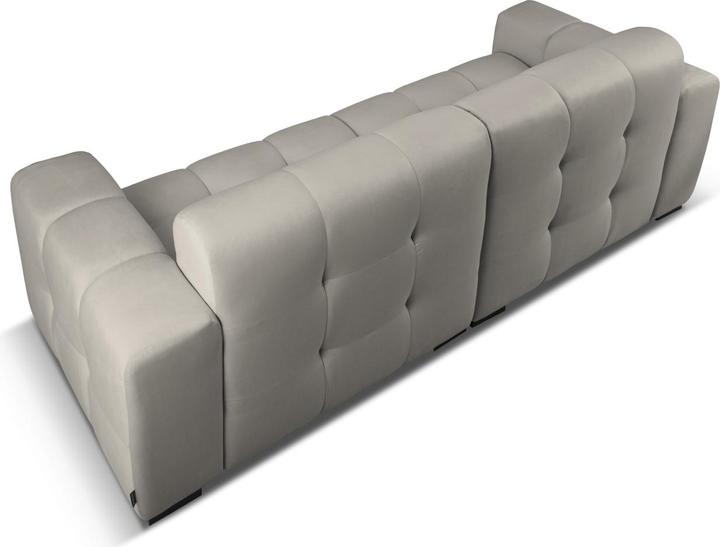 Actual product image Micadoni Velvet Sofa, "Kendal", 4 Seats, 255x103x79Made in Europe (2 person sofa, 3-seater, 4-seater)