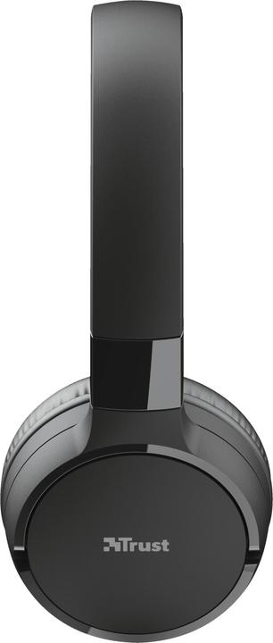 Produktbild Trust Zena Kopfhörer Kopfband 3,5-mm-Anschluss Mikro-USB Bluetooth Schwarz (ANC, 75 h, Kabelgebunden)