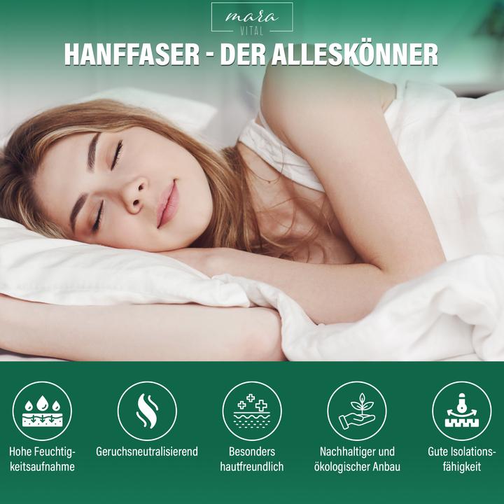 Produktbild Mara Vital Hanfdecke (135 x 200 cm)