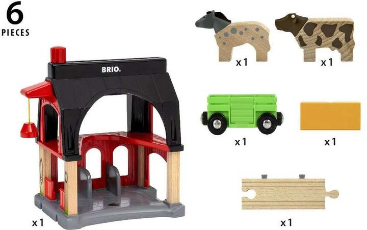 Actual product image Brio Animal Barn