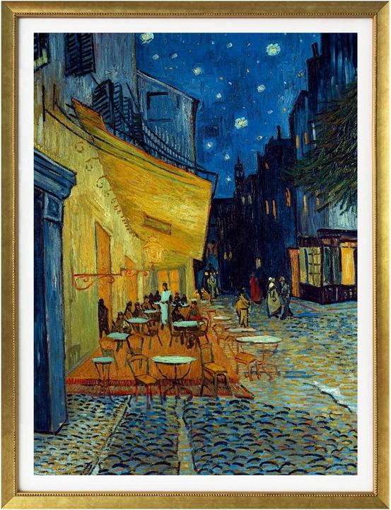 Image du produit Trenddeko van Gogh - terrasse de café le soir (40 x 50 cm)