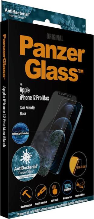 Productafbeelding PanzerGlass Koffervriendelijk Zwart AB ABL (1 Stuk, Apple iPhone 12 Pro Max)