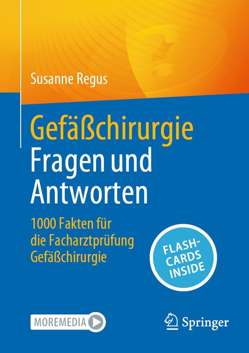 Actual product image Vascular surgery questions and answers (German, Susanne Regus, 2023)
