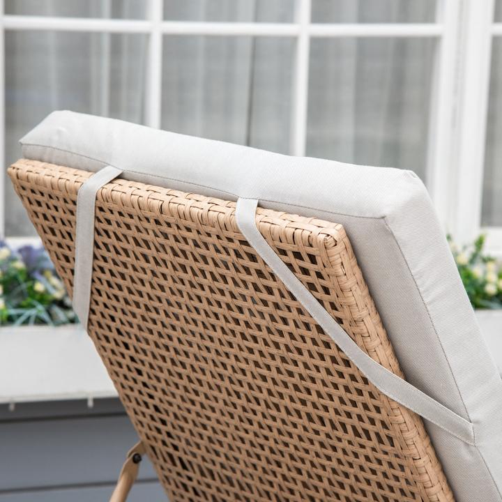 Image du produit Outsunny Chaise longue de jardin avec dossier réglable (65 cm)