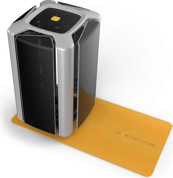 Actual product image Geometric Future M2 THE ARK housing, TG - grey (Mini-ITX, Mini-ATX)
