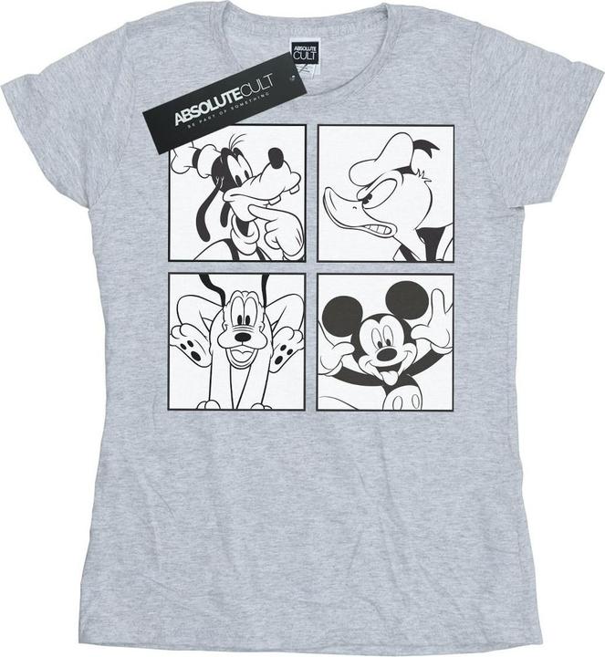 Immagine prodotto Disney Mickey, Donald, Goofy And Pluto Boxed Maglietta Donna (M)