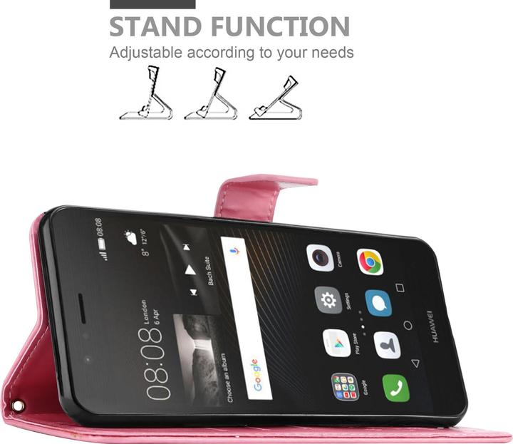 Produktbild Cadorabo Flower Book Cover (Huawei P9 Lite)