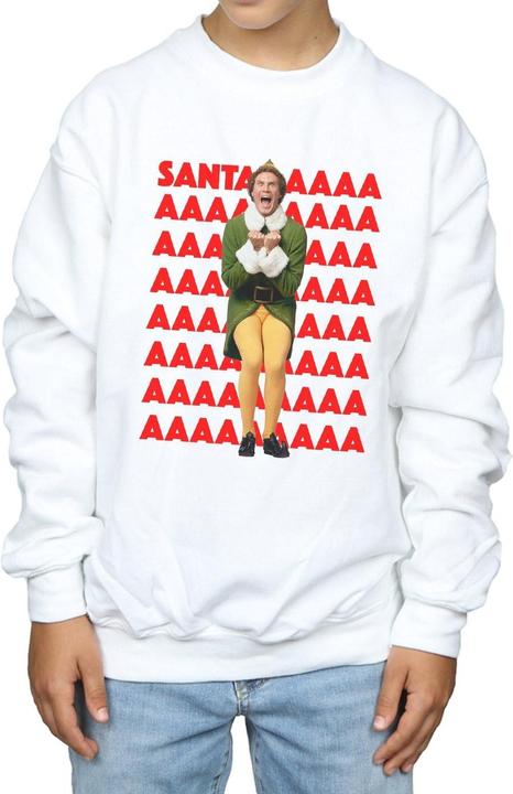Immagine prodotto Elf Buddy Santa Scream Felpa Ragazzi (140, 146)