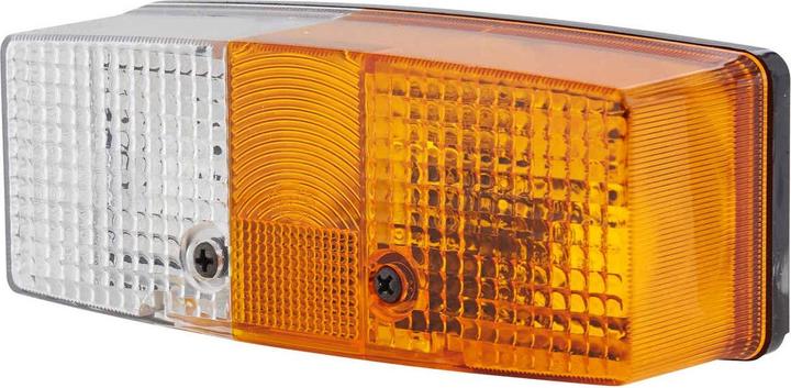Actual product image Hella Indicator lamp front left halogen surface-mounted for DAF KUBOTA CATERPILLAR