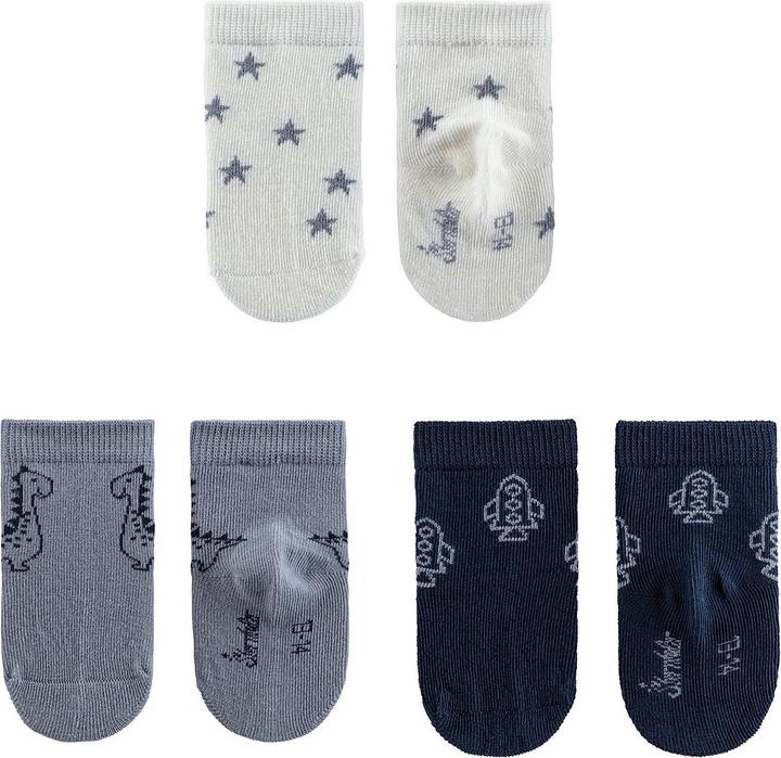Image du produit Sterntaler Lot de 3 chaussettes pour bébé Dino (Lot de 3, 13/14)