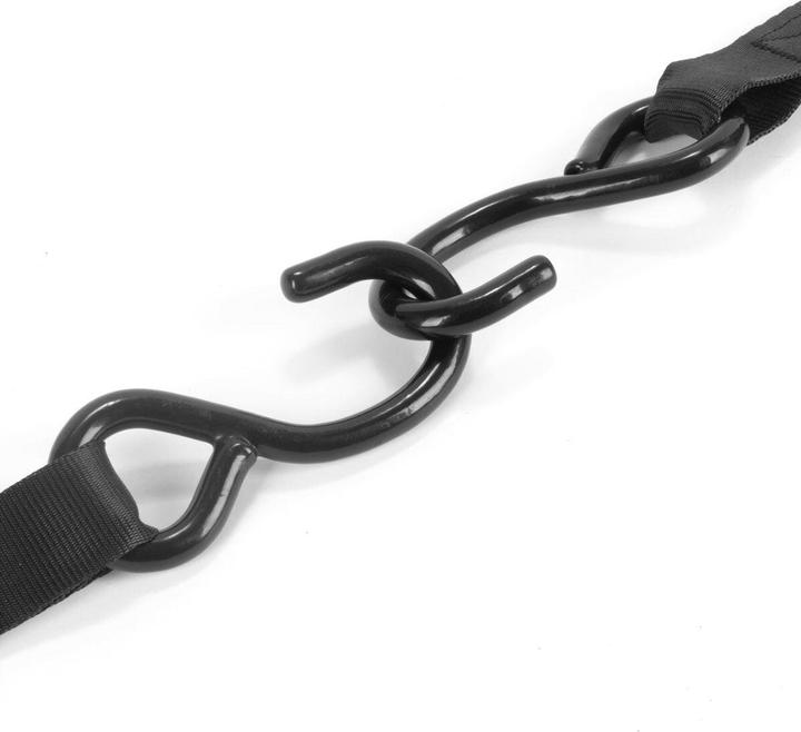 Actual product image Stahlwerk Ratchet strap with hook set of 4 5 m x 25 mm 800 kg lashing strap