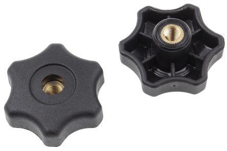 Actual product image Rs Pro Nylon through hole scallop knob,M8