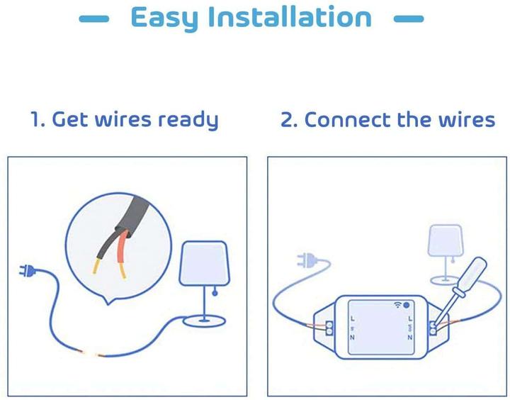 Image du produit Meross Commutateur Wi-Fi intelligent
