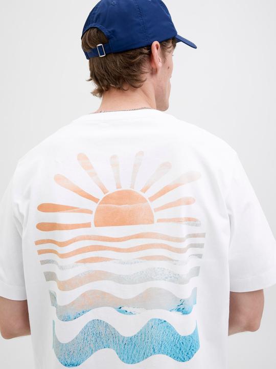 Image du produit Jack & Jones Gedruckt Rundhalsausschnitt T-shirt T-shirt (XL)