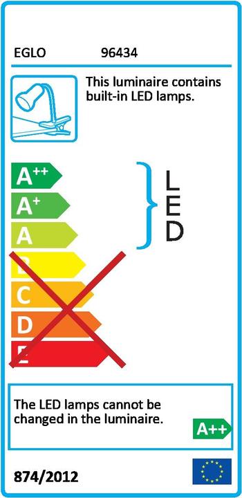 Label énergétique EGLO Laroa (550 lm)