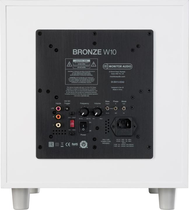 Actual product image Monitor Audio Subwoofer Bronze W10 White (1 pcs., 220 W)