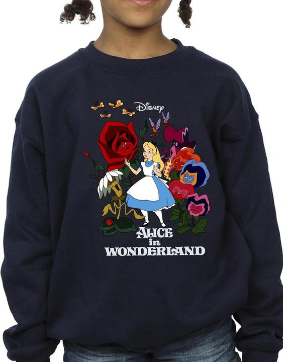 Produktbild Disney Alice In Wonderland Flowers Sweatshirt Mädchen (128)