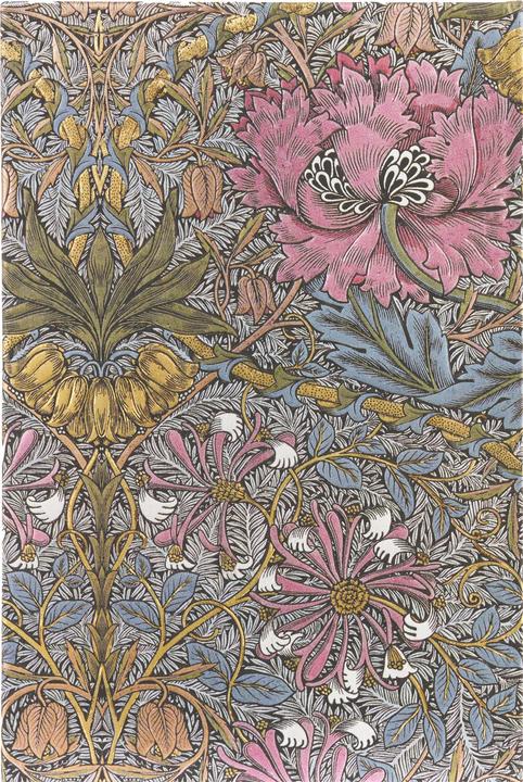 Actual product image Paperblanks Address Books - Morris Pink Honeysuckle - Mini - Address Book (9.5 x 14 cm, Special ruling)