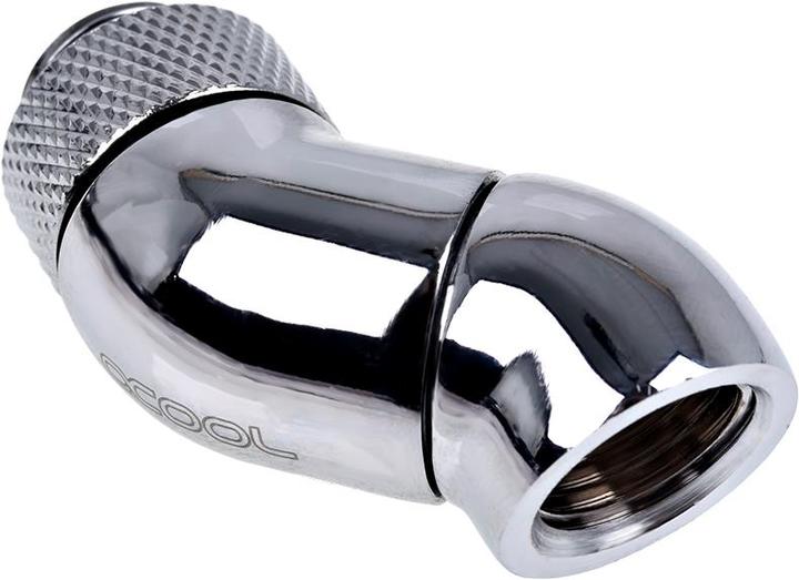 Alphacool Icicle angle adapter double 45° rotatable G1/4 AG to G1/4 IG