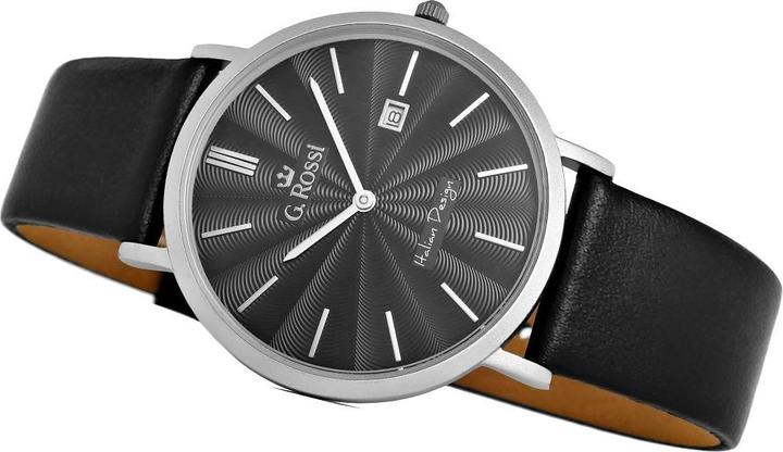 Actual product image Gino Rossi WATCH MEN'S WATCH - 10853A - SLIM (zg184c) + UNIVERSAL BOX (Analogue wristwatch, 400 mm)