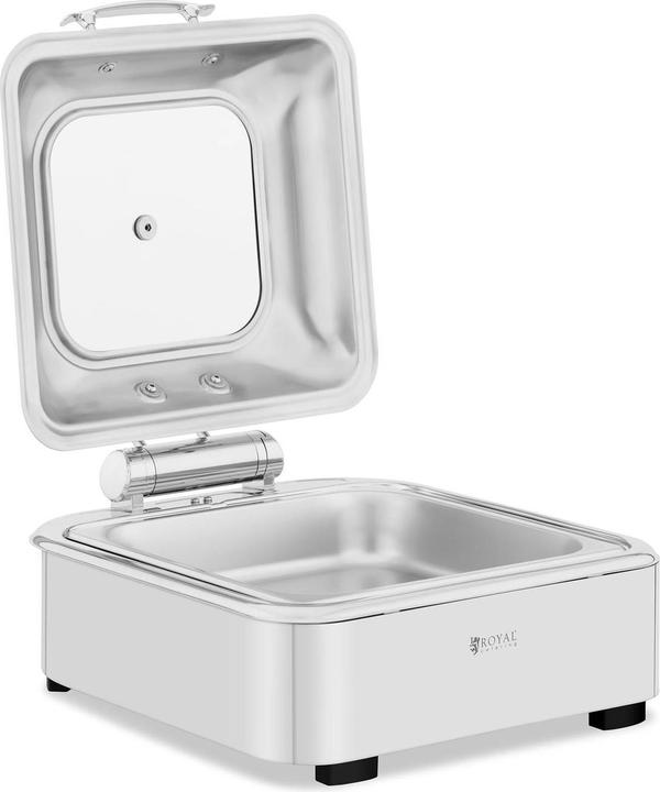 Produktbild Royal Catering Chafing Dish Warmhaltebehälter Rechaud GN 2/3 5,3 L Sichtfenster