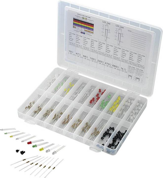 Actual product image Tru Components LED assortment red