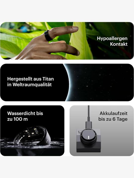 Produktbild Ultrahuman Ring Air (9, Matte Grey)
