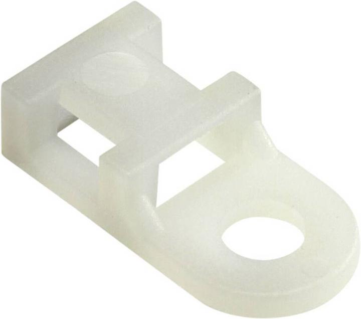 Tru Components Befestigungssockel schraubbar (Befestigungsschlaufen, 19 mm, 100 Stk.)