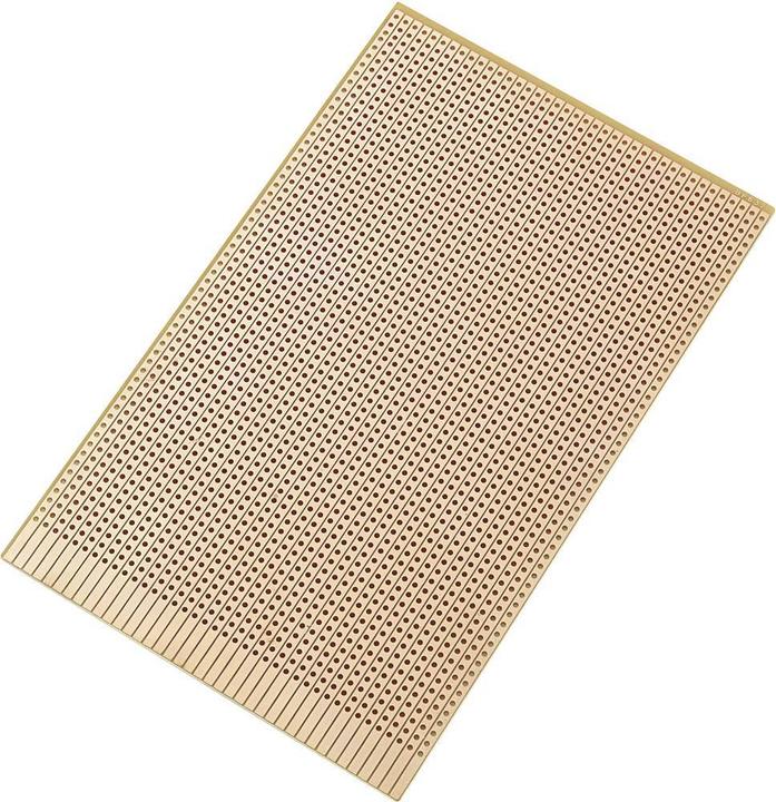 Actual product image Tru Components Euroboard with plug-in contact connection strip grid (Circuit board)