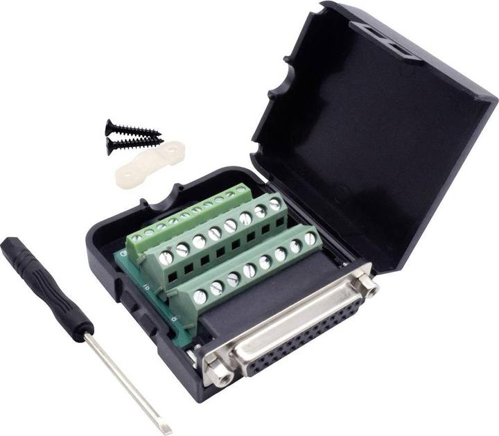 Produktbild Tru Components D-SUB Buchsenleisten-Set Polzahl 25 Schrauben 1 St.