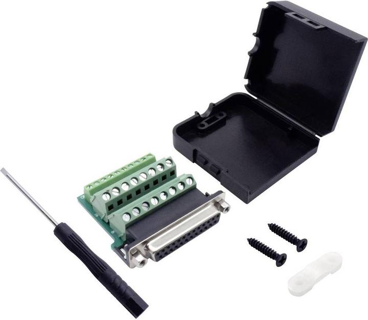 Produktbild Tru Components D-SUB Buchsenleisten-Set Polzahl 25 Schrauben 1 St.