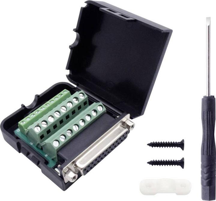 Produktbild Tru Components D-SUB Buchsenleisten-Set Polzahl 25 Schrauben 1 St.