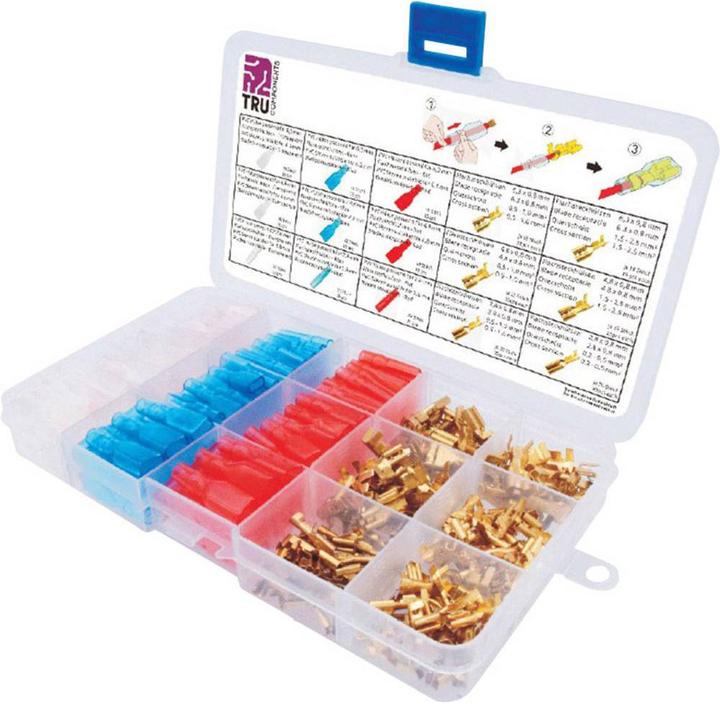Produktbild Tru Components Flachsteckhülsen-Sortiment, 320 teilig