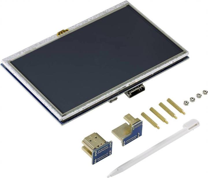 Image du produit Tru Components Écran tactile 12.7 cm (5) pour Raspberry Pi® - 800 x 480″ (Kit électronique)