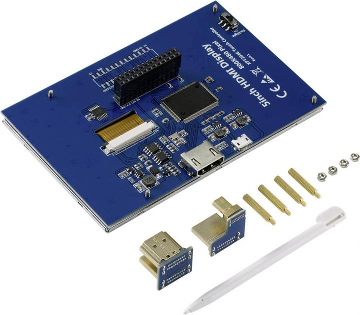 Image du produit Tru Components Écran tactile 12.7 cm (5) pour Raspberry Pi® - 800 x 480″ (Kit électronique)