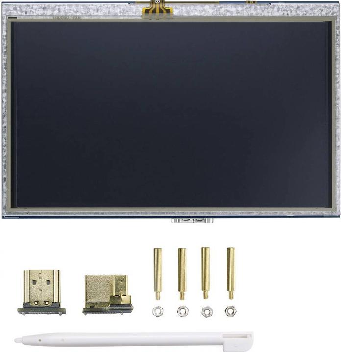 Image du produit Tru Components Écran tactile 12.7 cm (5) pour Raspberry Pi® - 800 x 480″ (Kit électronique)